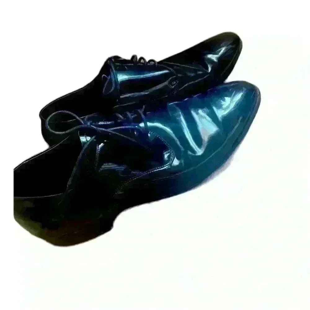 After Six mens patent leather shoes excellent condition size 10D.